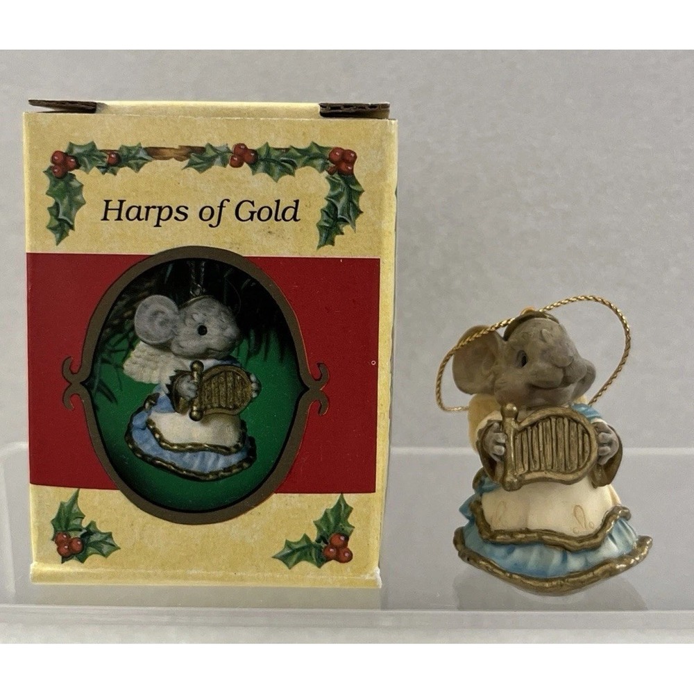 Ganz Little Cheesers 1994/1995 #05428 Harps Of Gold VTG Ornament - RARE
